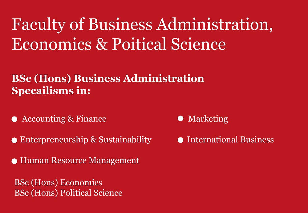  Faculty of Business Administration, Economics and Political Science